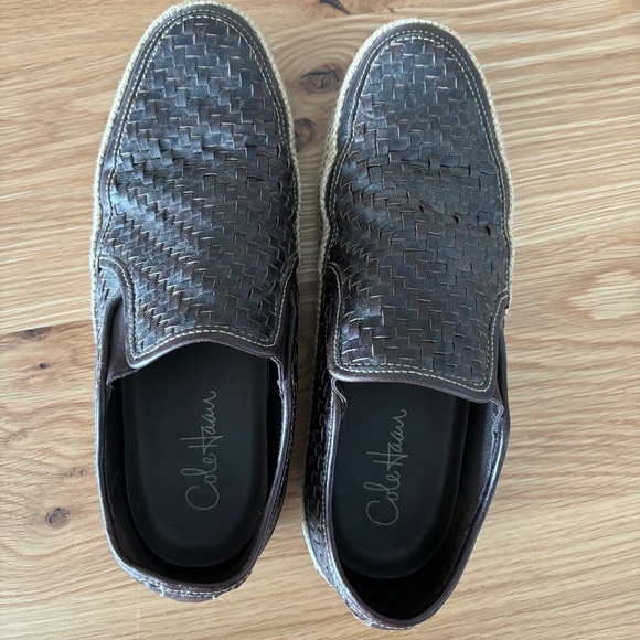 *MENS* Cole Haan Woven Leather Slip-On - Size 10 main image 9